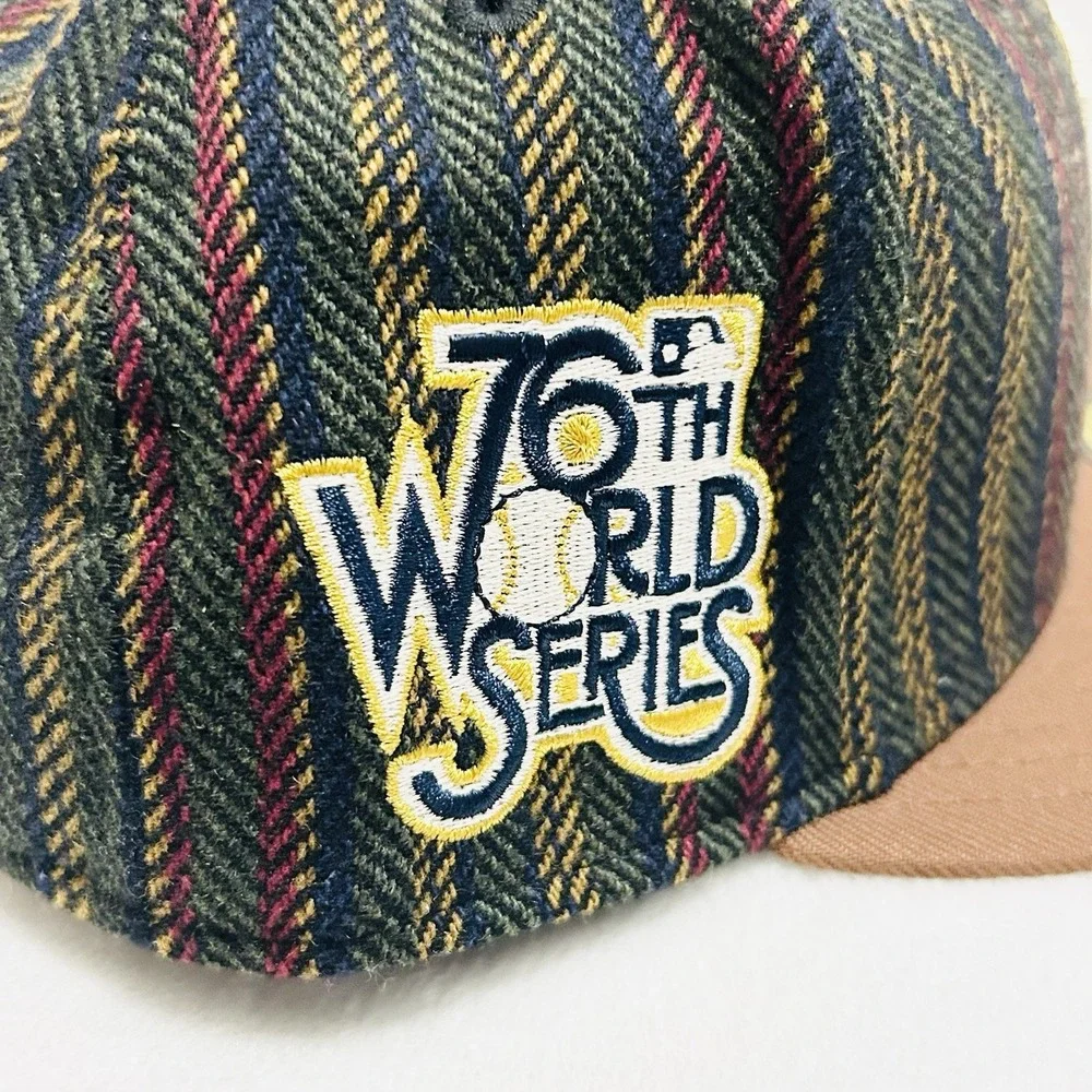 New Era Pittsburgh Pirates Herringbone‎ 59FIFTY Fitted Hat Cap 7 3/4 Brown MLB